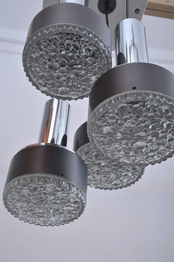 Image 1 of Staff cascade lamp with bubble glass (1960s)