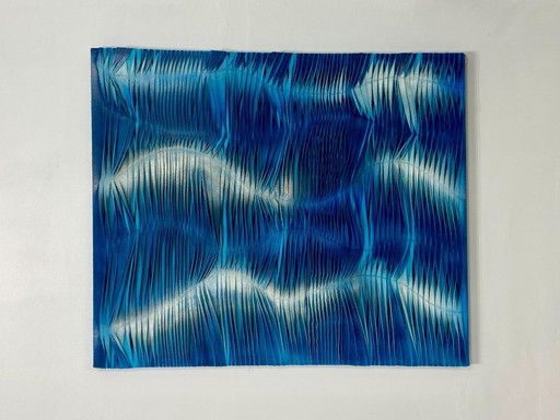 Tableau sculpture art textiles Ref : ALBA