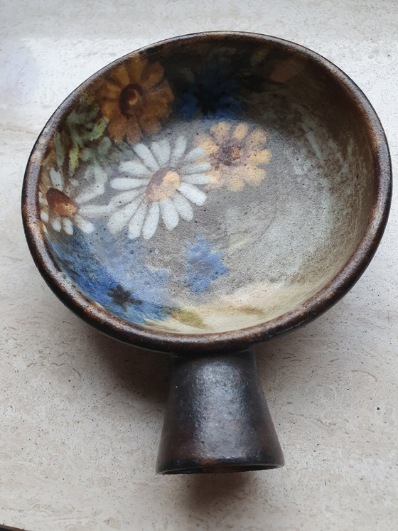 Poêlon / Piatto da muro in ceramica Mid-Century - Alexandre Kostanda (Vallauris) – Ciotole (photo 3 of 10)