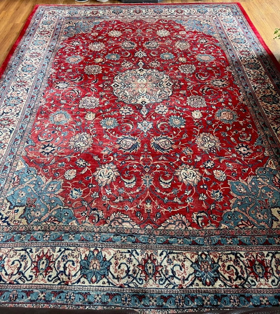 Sarouk Mahal. Grand tapis persan 100% laine, 373x282 cm. – Wool, Cotton (photo 8 of 17)