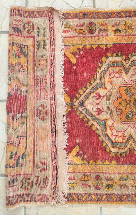 Image 1 of hand-patinated rug, 166 cm x 95 cm, mid-20th century