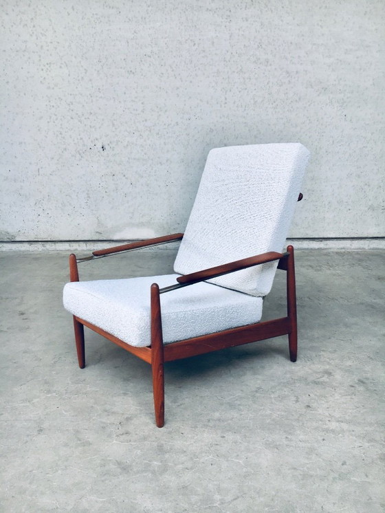 Image 1 of Poltrona Fauteuil in stile scandinavo moderno di metà secolo, Danimarca, anni '60
