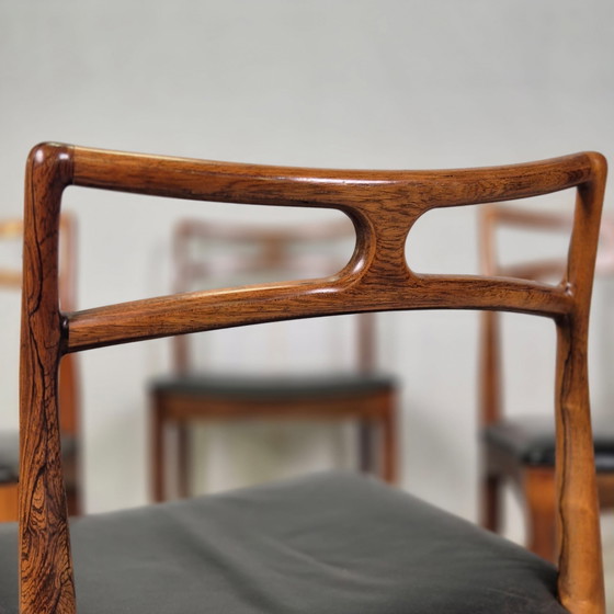 Image 1 of 6 Johannes Andersen, Linneberg, Model 94 Rosewood Chairs