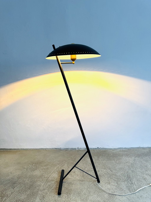 EVOLUON-BODENLAMPE VON LOUIS KALFF FÜR PHILIPS, DIE NIEDERLANDE, 1960er Jahre (Neuausgabe)