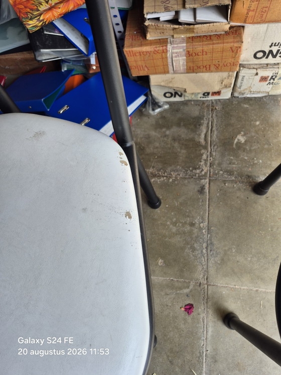 Vintage Table – Eettafels, Metal, Wood (photo 6 of 7)
