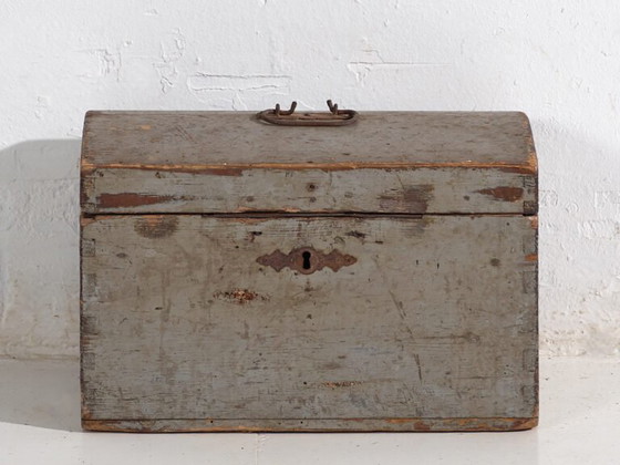 Kleine antike graue Truhe (ca. 1900) #69 – Kommoden, Rustic (photo 28 of 40)