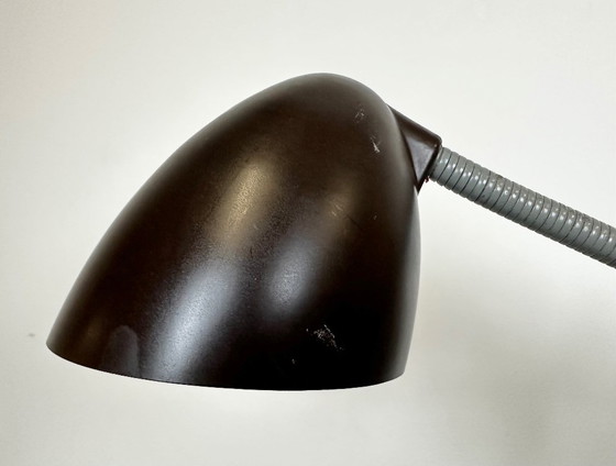 Image 1 of Grey Industrial Scissor Wall Lamp from Elektroinstala, 1960s