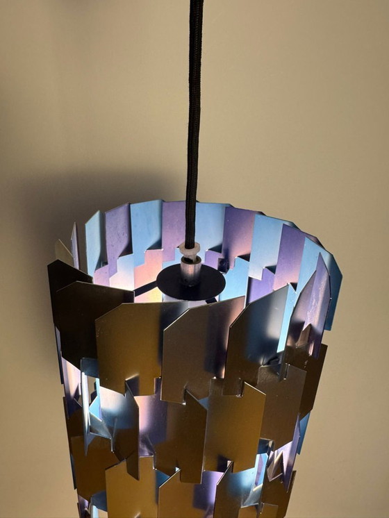 Image 1 of Lampada Facet Pop Louis Weisdorf Lyfa anni '70 vintage