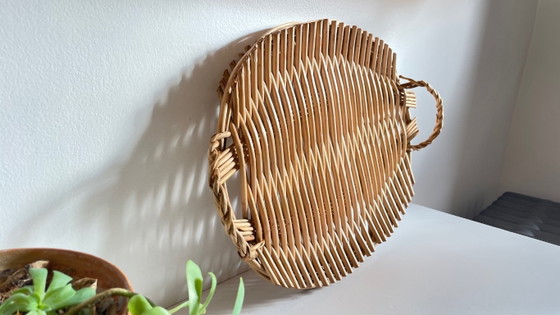 Vintage rattan serving tray – Table accessories (photo 13 of 21)