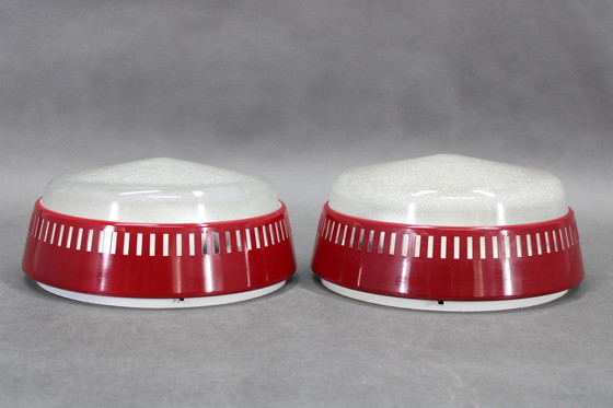 Image 1 of 1980s Italian Globe Glass Table Lamp