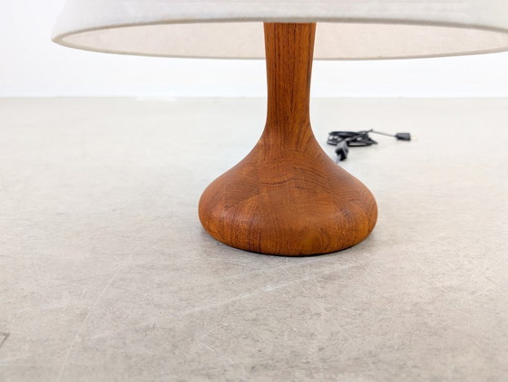 Image 1 of Midcentury teak table lamp Domus Danish Design 1960s table lamp