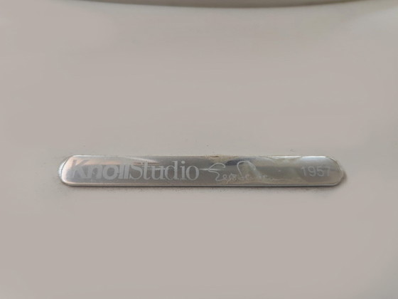 Original Knoll Tulip oval dining table 198x121cm in Arabescato matt marble in NEW CONDITION! Design: Eero (photo 14 of 15)