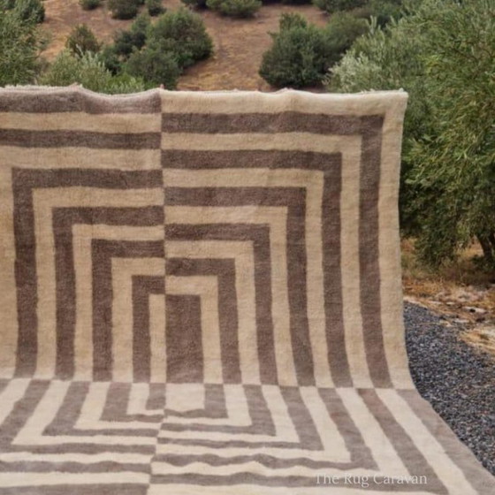 Image 1 of Tapis Beni Ouarain en laine authentique 250cmx200cm