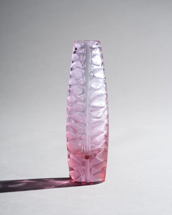 Image 1 of Alexandrite Neodymium Art Glass Vase Václav Horáček Josefodol ZBS Czech 1957