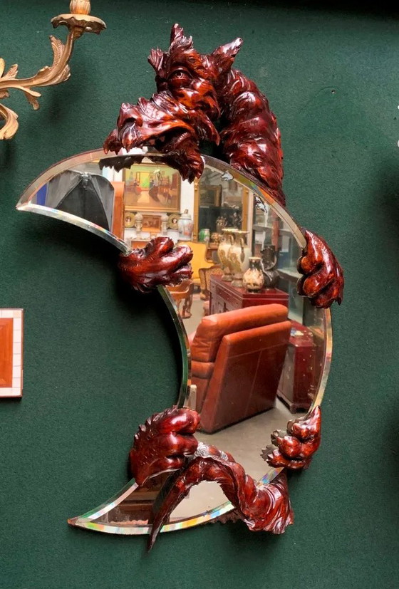 Specchio antico in noce 46x75cm – Glass (photo 4 of 4)