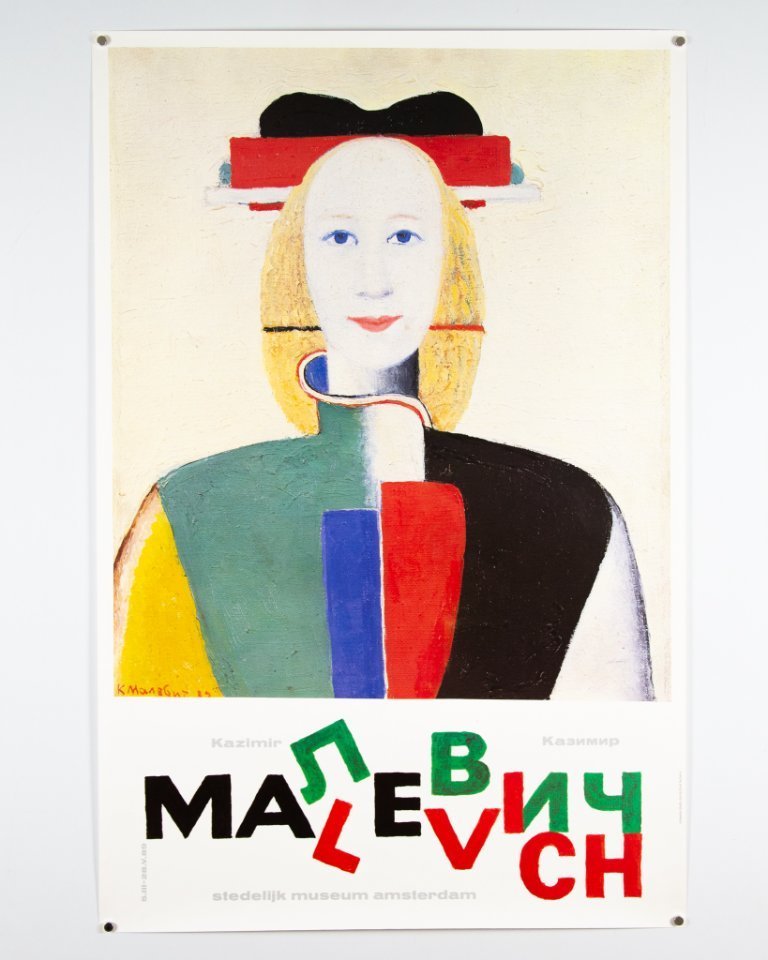 Kazimir Malevich – 1989 – Original Exhibition Poster by Stedelijk