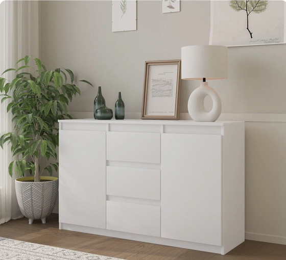 Nuovo | Cassettiera moderna | Credenza con 3 cassetti e 2 ante – Alias, Credenze, Mdf (photo 4 of 5)