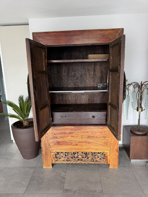 Image 1 of Antique Chinese Bridal Cabinet