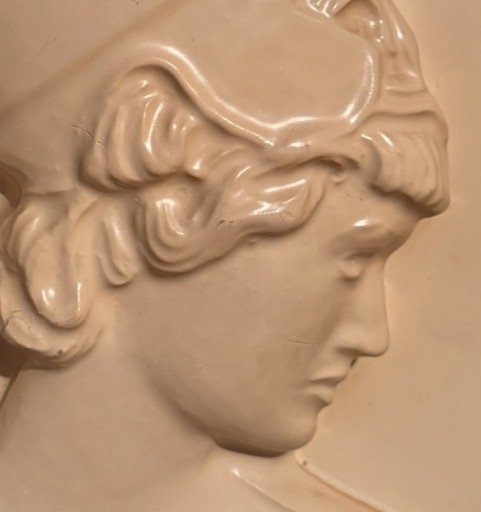 Image 1 of Wall relief with Greek profile

(Achilles / Athena)
