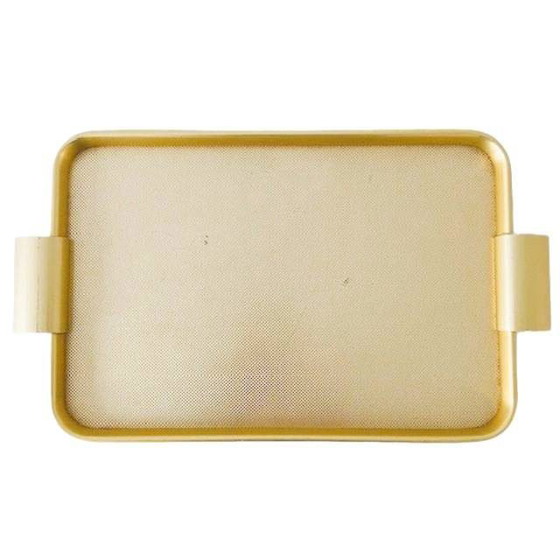 Image 1 of Bandeja de oro Hollywood Regency estilo Woodmet años 60