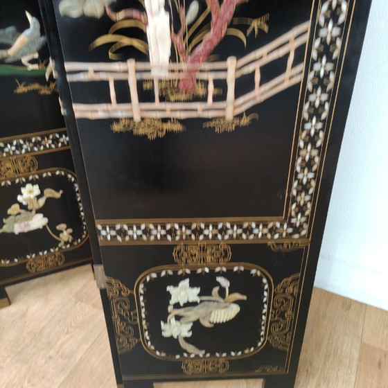 Image 1 of Paravento antico cinese, stile cineseria