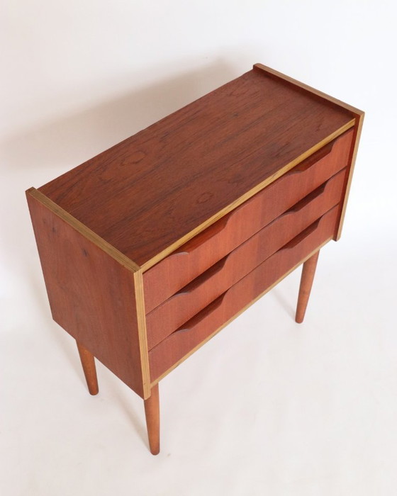 Image 1 of Vintage kleine Deense ladekast teak