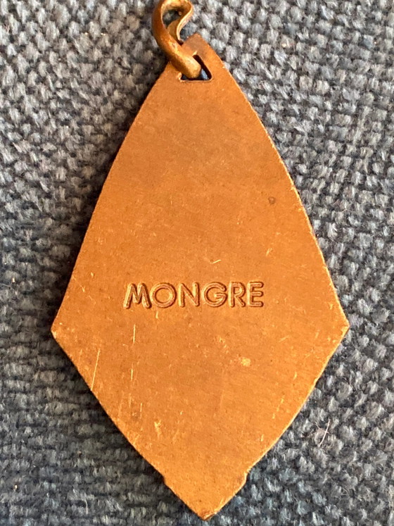 Antique Sports Medal – Mongré – Football – Art Deco – Decorative Objects, Metal (photo 3 of 3)