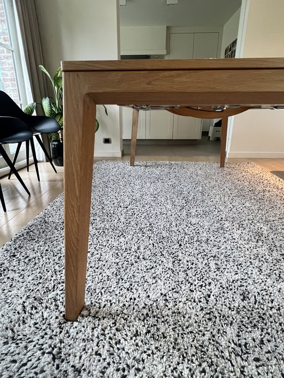 Image 1 of Team7 - Verlengbare Eikenhouten eettafel