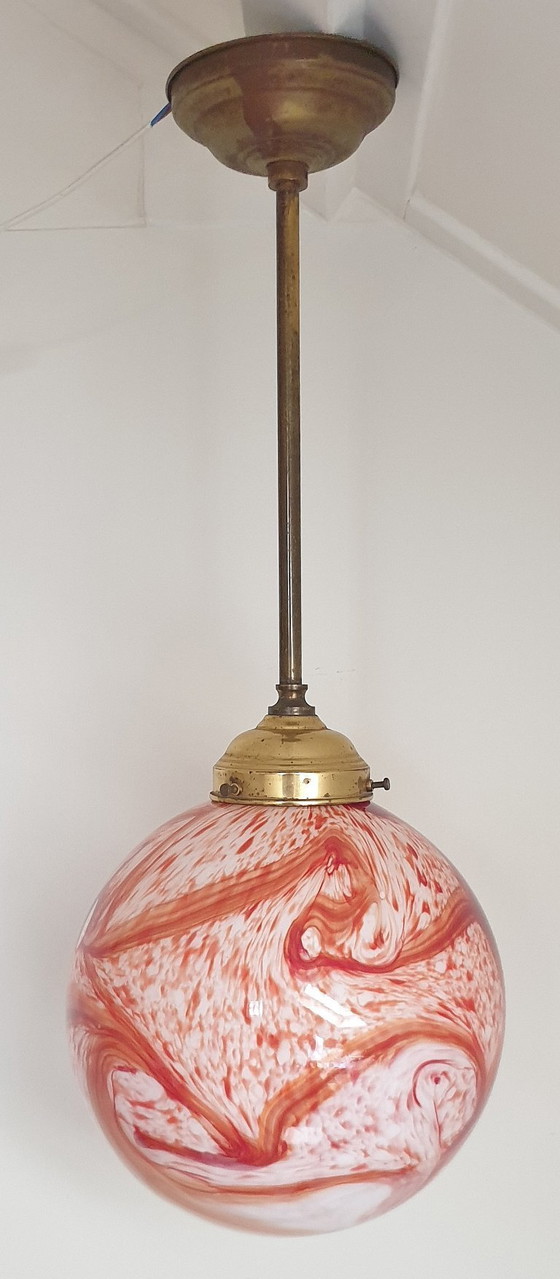 Image 1 of Vintage Art Deco Stijl Hanglamp