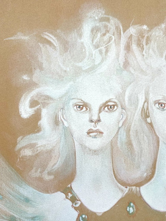Image 1 of Leonor Fini – Surrealist Sphinx (rare lithograph)