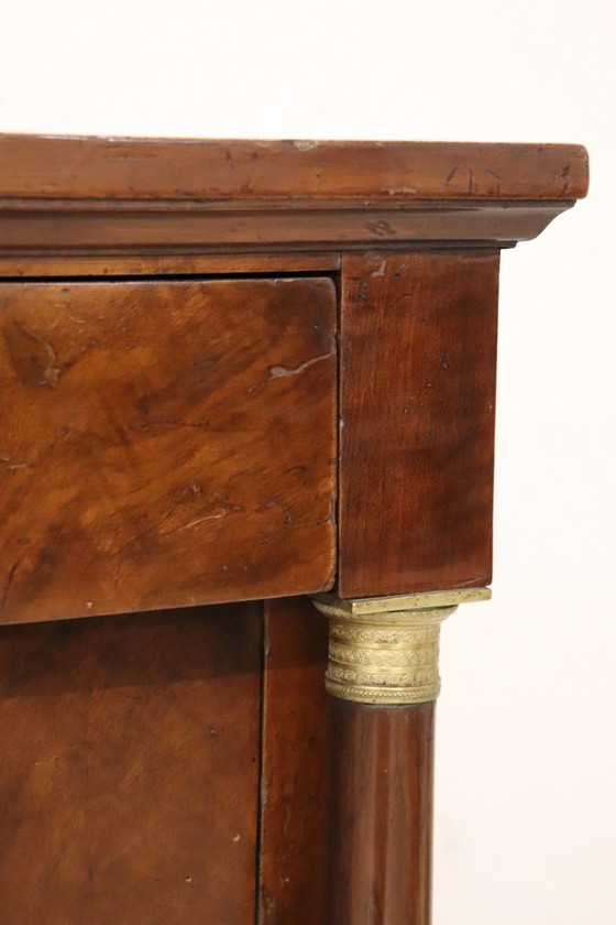 Image 1 of Antique Empire Chest of Drawers in Walnut, Italy Early 19th Century