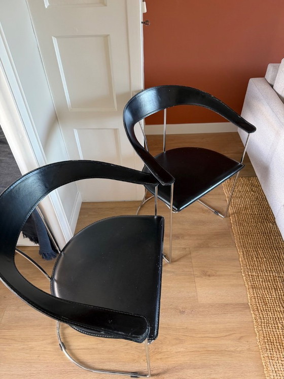 Image 1 of 2x vintage Arrben Ursula stoelen