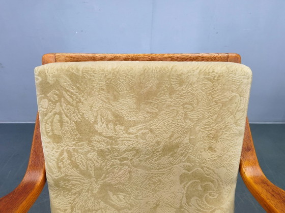 Image 1 of Rare Prototype Oak Armchair with Label, Brno, 1950s