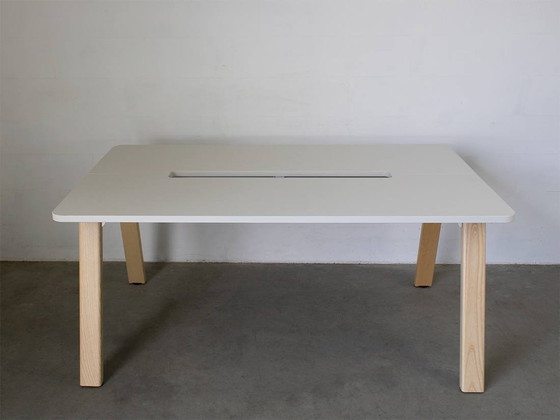 Image 1 of Haworth Intuity Parkbench Table Design Bangdesign