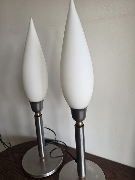 Image 1 of 2 skyscraper lamps chrome
