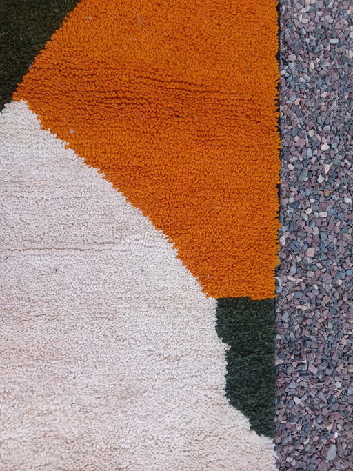 Tapis en laine naturelle tissé main artisanale traditionnelle taille 150/350 cm – Aime Té (photo 2 of 7)