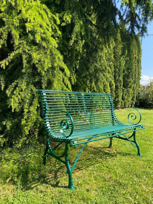 Banco Arras de 2 plazas - Verde oscuro