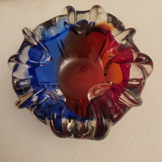 Image 1 of Sommerso asbak/sieradenbakje, Murano, 1960-70, vintage