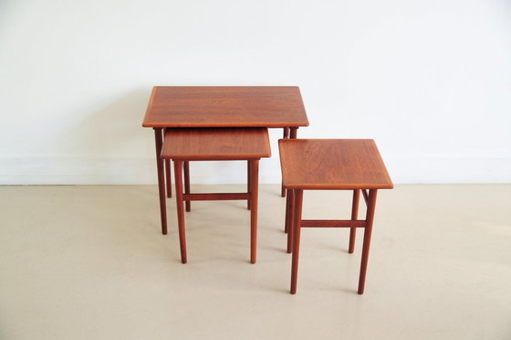 Image 1 of Ensemble mimi en teck danois x3