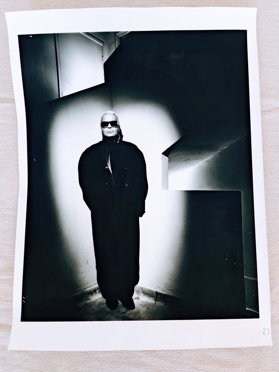 Image 1 of Karl Lagerfeld – Nadja Auermann – Villa Noailles Photo Set + Book (1990s)