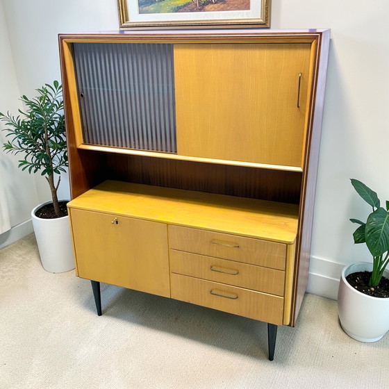 Image 1 of Vintage 1960s sideboard | wall cabinet | bar cabinet