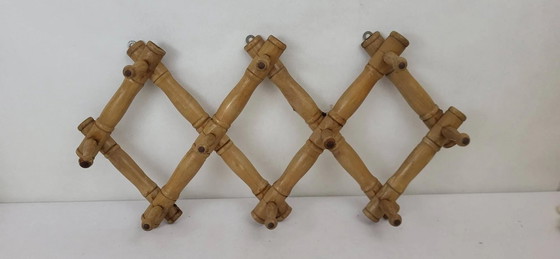 Accordion coat rack – Wood, Vintage (photo 3 of 6)