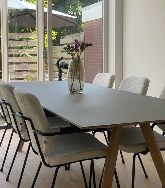 Image 1 of HAY eettafel CPH30 250x90 linoleum grijs