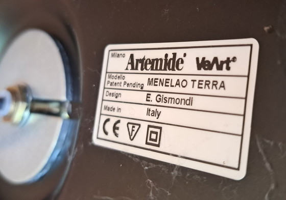 Design Floor light Artemide Menelao 1980s – Wood, Glass (photo 8 of 8)