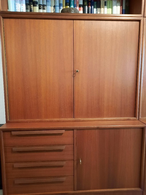 Wohnzimmerschrank WK Möbel Teak 1960