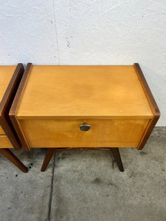 Image 1 of Set di comodini vintage, anni '50/'60, Paesi Bassi