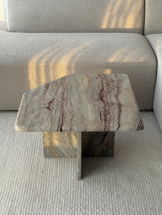 Image 1 of Vintage marmeren salontafel, Italië 1970