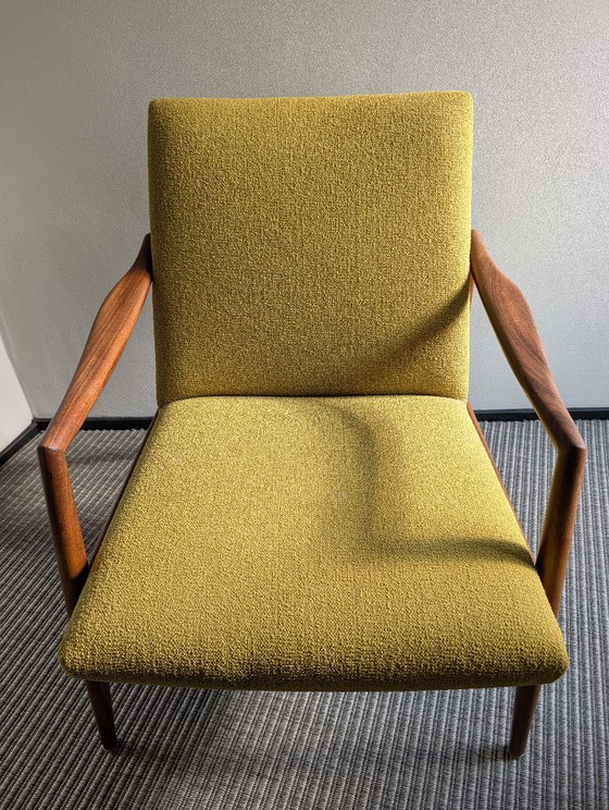 Hartmut Lohmeyer For Wilkhahn Armchair Newly Upholstered MCM – Textile, Wood (photo 3 of 8)