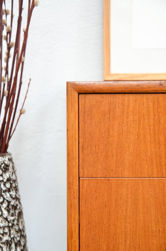 Image 1 of Vintage Chest of Drawers, Sideboard, Lowboard, Teak, Midcentury, 60s, 70s