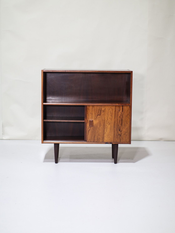 Image 1 of Bookcase With Doors Rosewood Danish Vintage